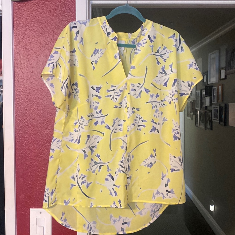Cabi blouse M small stain